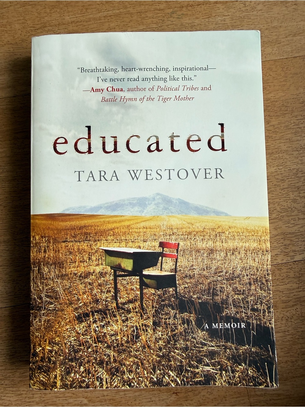 📚3 for $12📚 Educated by Tara Westover - Paperback Book - White/Beige Cover